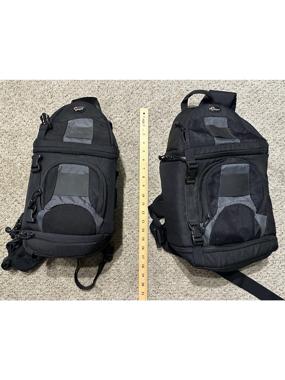 Lowepro Slingshot 100 AW & 200 AW sling pack Black Camera Pack Grey Photography